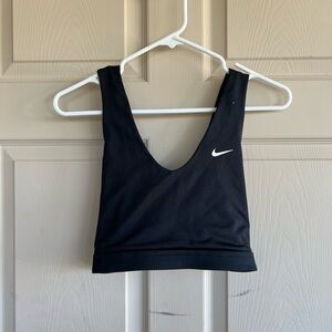 Nike Black and White Logo Sports Top